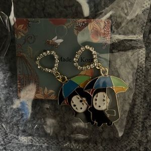 Still in bag. These are no face earrings from studio Ghibli